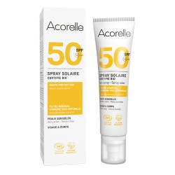 Acorelle - Spray solaire SPF50 Bio