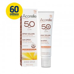 Acorelle - Spray solaire SPF50 Bio