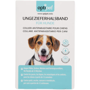 Optipet - Collier noir antiparasite chien